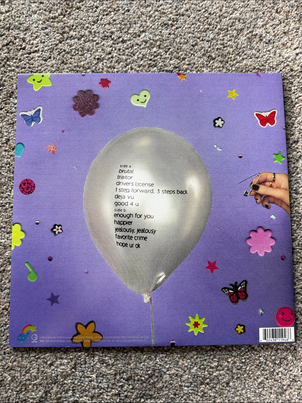 Olivia Rodrigo “SOUR” on Vinyl - Picture 3 of 4